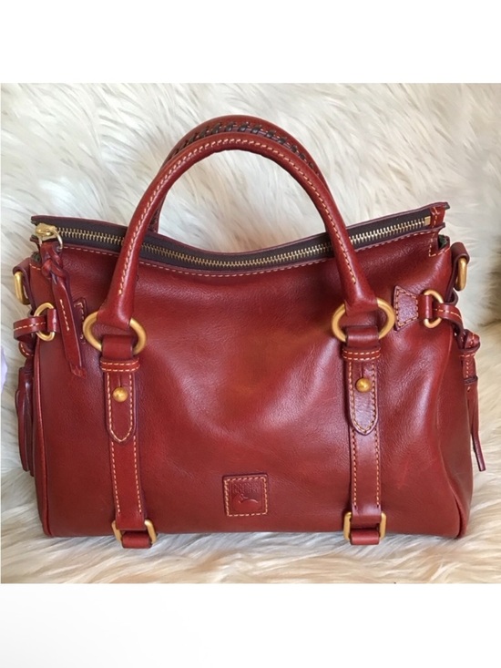 Dooney & Bourke Handbags - Dooney and Bourke Florentine Satchel in Bordeaux